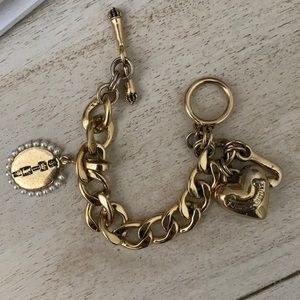 Juicy couture vintage charm bracelet